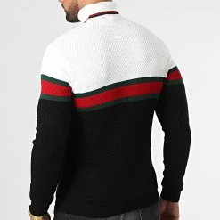 Meilleur prix 🔔 Pull Col Roulé 52303 Noir Beige Clair de Classic Series ✨ -Classic Series Soldes classic series 329825 52303 NOIR 20220728T100210 04