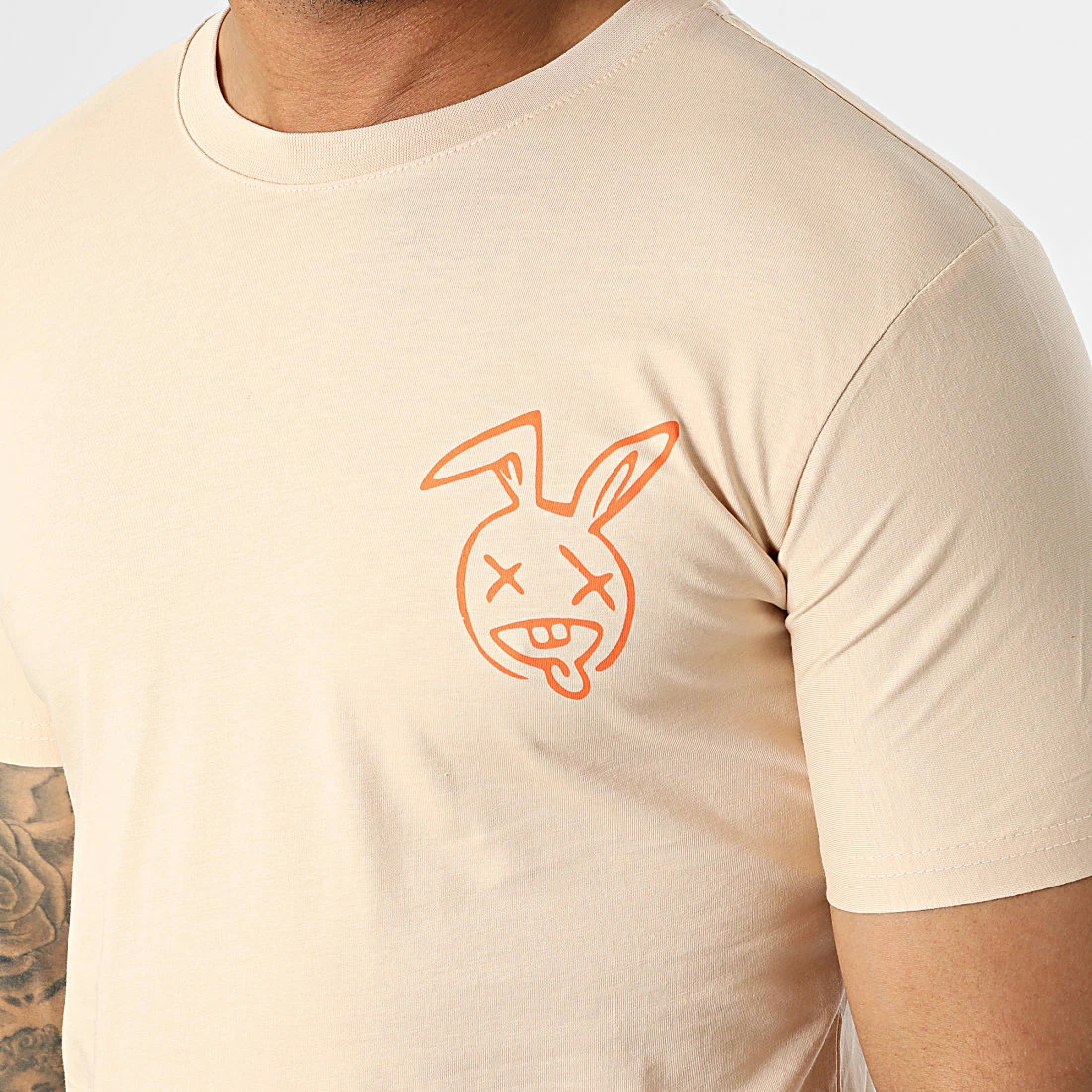 Remise 💯 Tee 👕 Shirt BES179 Beige de Classic Series 👍 4 Remise 💯 Tee 👕 Shirt BES179 Beige de Classic Series 👍 – Image 2