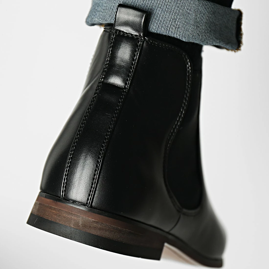 Tout neuf 😍 Chelsea 🥾 Boots GH3072 Noir de Classic Series 🛒 6 Tout neuf 😍 Chelsea 🥾 Boots GH3072 Noir de Classic Series 🛒 – Image 4