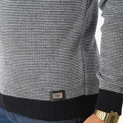 Sortie ⭐ Pull 52286 Bleu Marine Blanc de Classic Series 🔔 -Classic Series Soldes classic series 330812 52286 MARINE 20220811T142843 02