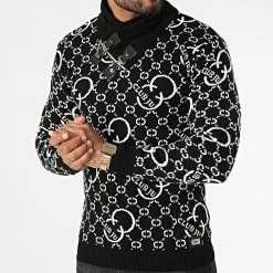 Remise 🌟 Pull Col Amplified 52235 Noir de Classic Series 🔥 -Classic Series Soldes classic series 330829 52235 NOIR 20220811T142658 03