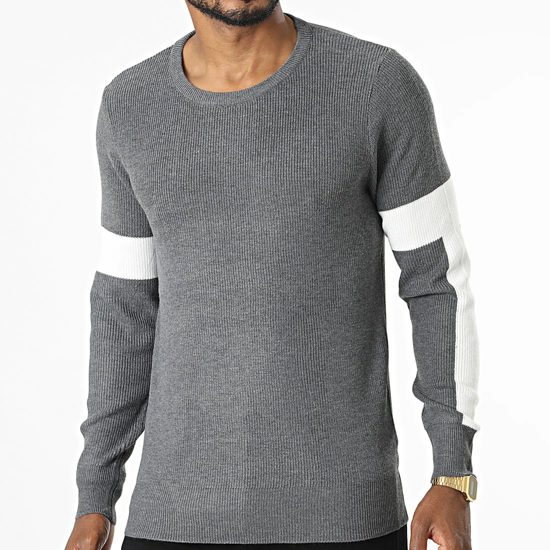 Promo 😉 Pull G1909 Gris Blanc de Classic Series 💯 3 Promo 😉 Pull G1909 Gris Blanc de Classic Series 💯