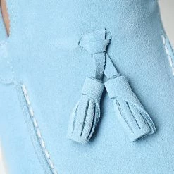 Grosses soldes ⭐ Mocassins 801 Bleu Ciel de Classic Series ✔️ -Classic Series Soldes classic series 332115 801 SKY SUET 20220818T160050 03