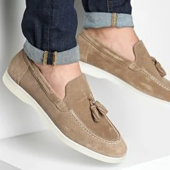 Tout neuf ⌛ Mocassins 801 Taupe de Classic Series 🎉