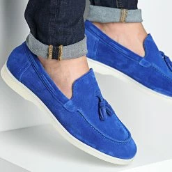Acheter 💯 Mocassins 801 Bleu Roi de Classic Series 🤩