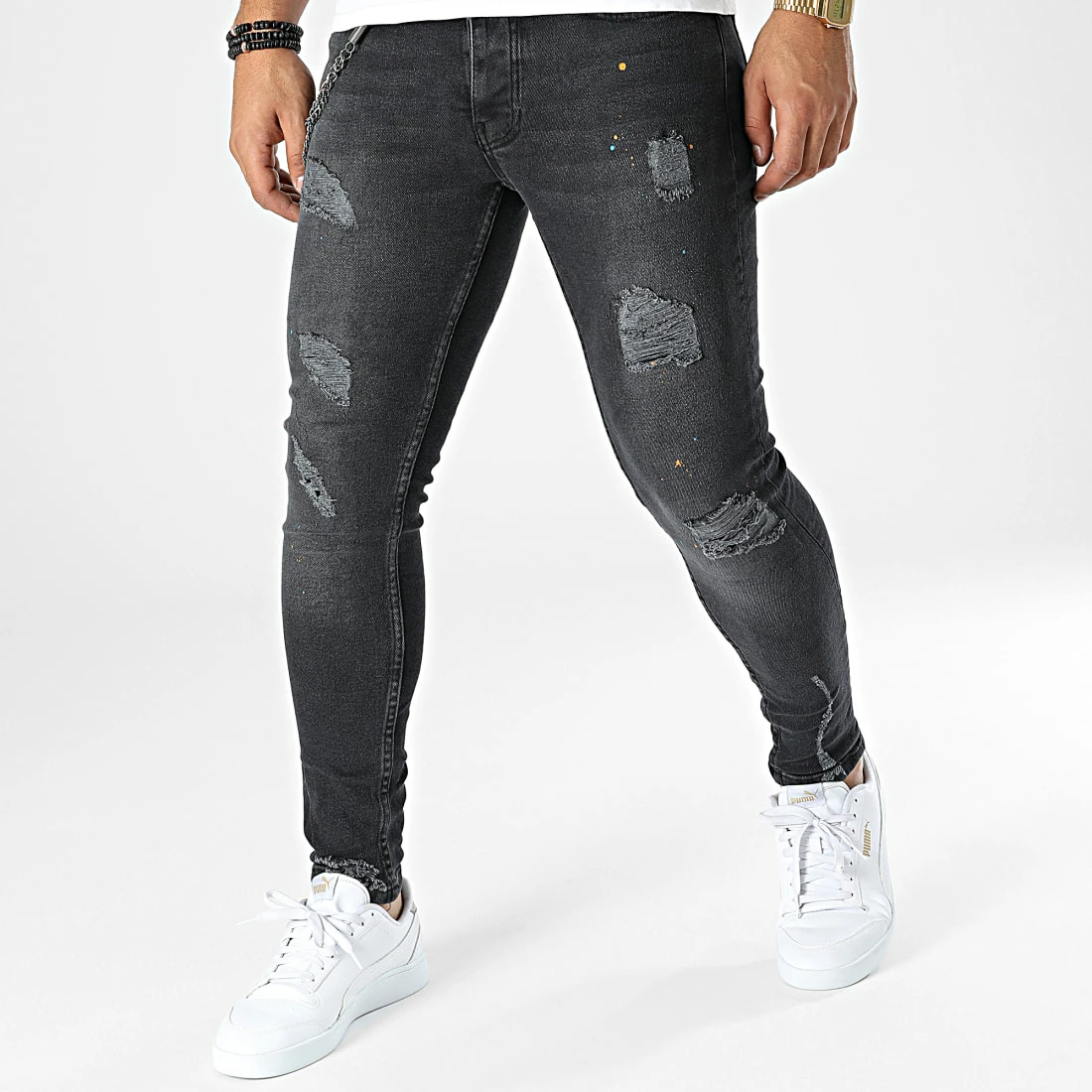 Tout neuf 🥰 Jean Skinny 4109 Gris Anthracite de Classic Series ❤️ 3 Tout neuf 🥰 Jean Skinny 4109 Gris Anthracite de Classic Series ❤️