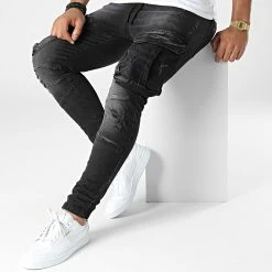 Promo 🥰 Pantalon Cargo Skinny 13437 Gris Anthracite de Classic Series ❤️ 8 Promo 🥰 Pantalon Cargo Skinny 13437 Gris Anthracite de Classic Series ❤️ -Classic Series Soldes classic series 332562 13437 SIYAH 20220817T155023 03