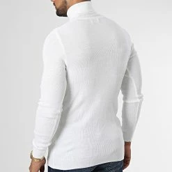 Meilleur prix ⭐ Pull Col Roulé 1406 Blanc de Classic Series 😍 -Classic Series Soldes classic series 334664 1406 BLANC 20220902T162613 04