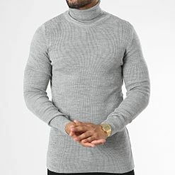 Budget ⭐ Pull Col Roulé 1406 Gris Chiné de Classic Series 😍 8 Budget ⭐ Pull Col Roulé 1406 Gris Chiné de Classic Series 😍 -Classic Series Soldes classic series 334665 1406 GREY 20220902T162012 03