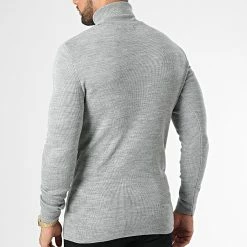 Budget ⭐ Pull Col Roulé 1406 Gris Chiné de Classic Series 😍 9 Budget ⭐ Pull Col Roulé 1406 Gris Chiné de Classic Series 😍 -Classic Series Soldes classic series 334665 1406 GREY 20220902T162013 04