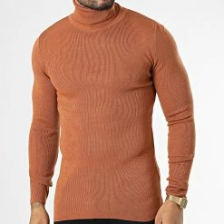 Tout neuf ⌛ Pull Col Roulé 1406 Camel de Classic Series 🎁