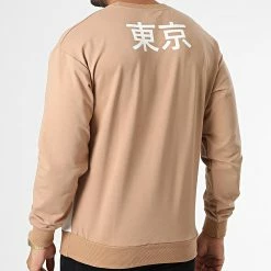 Meilleure affaire ✨ Sweat Crewneck GK-1065 Marron de Classic Series 🥰 -Classic Series Soldes classic series 335158 GK 1065 TABA 20220831T161237 04