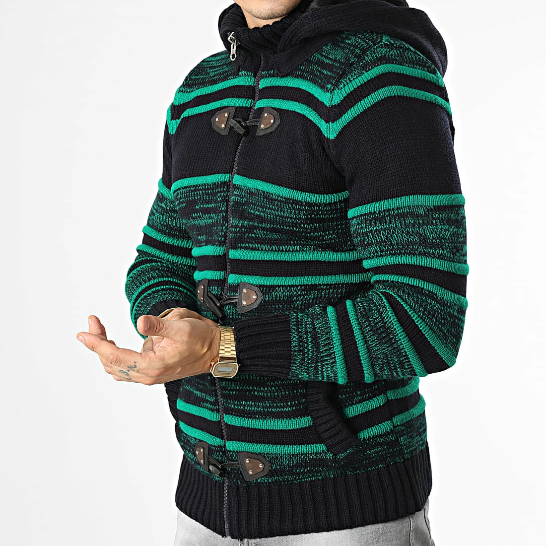 De gros 😍 Gilet Zippé Capuche 3000 Bleu Marine Vert de Classic Series 🎉 3 De gros 😍 Gilet Zippé Capuche 3000 Bleu Marine Vert de Classic Series 🎉