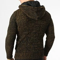 Meilleure affaire 🥰 Gilet Zippé Capuche 3004 Noir Orange de Classic Series 🥰 -Classic Series Soldes classic series 336291 3004 YELLOW 20220912T153416 04