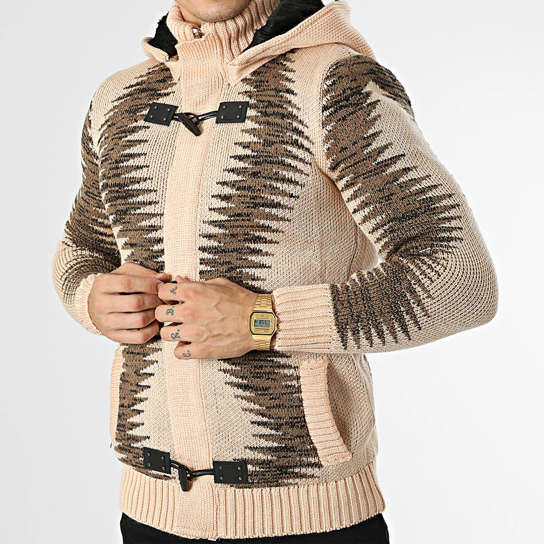 Grosses soldes 😍 Gilet Zippé Capuche 3003 Beige de Classic Series 🛒 3 Grosses soldes 😍 Gilet Zippé Capuche 3003 Beige de Classic Series 🛒