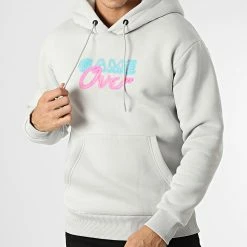 Offres ✨ Sweat Capuche GK-1128 Gris Clair de Classic Series 🎁 -Classic Series Soldes classic series 336305 GK 1128 ACIK GRI 20220912T153328 03