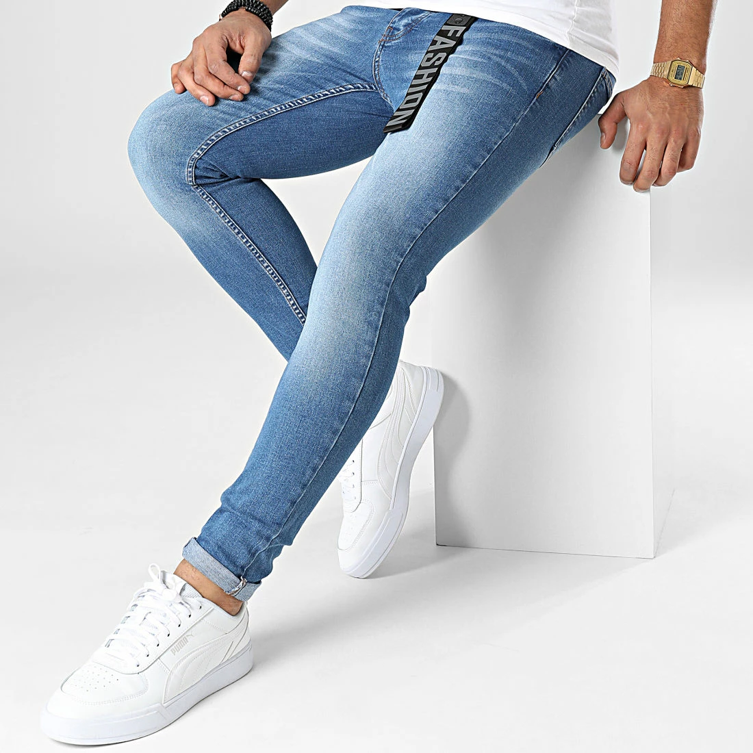 Offres ✔️ Jean Skinny DHZ-3882 Bleu Denim de Classic Series 😍 5 Offres ✔️ Jean Skinny DHZ-3882 Bleu Denim de Classic Series 😍 – Image 3
