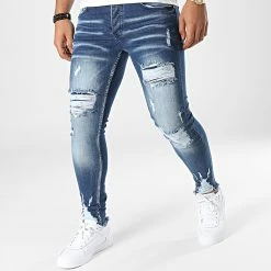 Remise 🧨 Jean Skinny DHZ-3941 Bleu Denim de Classic Series 💯