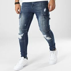 Nouveau ❤️ Jean Skinny DHZ-3755 Bleu Brut de Classic Series 🧨
