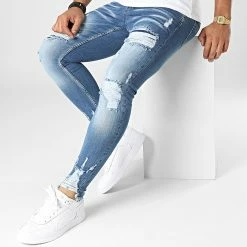 Meilleure vente 🛒 Jean Skinny DHZ-3884 Bleu Denim de Classic Series 🔔 -Classic Series Soldes classic series 336431 DHZ 3884 A MAVI 20220912T160242 03