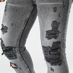 Vente flash 👏 Jean Skinny DHZ-3843 Gris de Classic Series ❤️ -Classic Series Soldes classic series 336433 DHZ 3843 1 FUME 20220919T160201 02