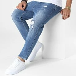 Le moins cher 🥰 Jean Relaxed Fit DH-3795 Bleu Denim de Classic Series 🧨 -Classic Series Soldes classic series 336445 DH 3795 LOOSE O MAVI 20220921T161425 03