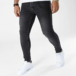 Meilleure vente 👏 Jean Skinny DHZ-3904 Noir de Classic Series ⭐