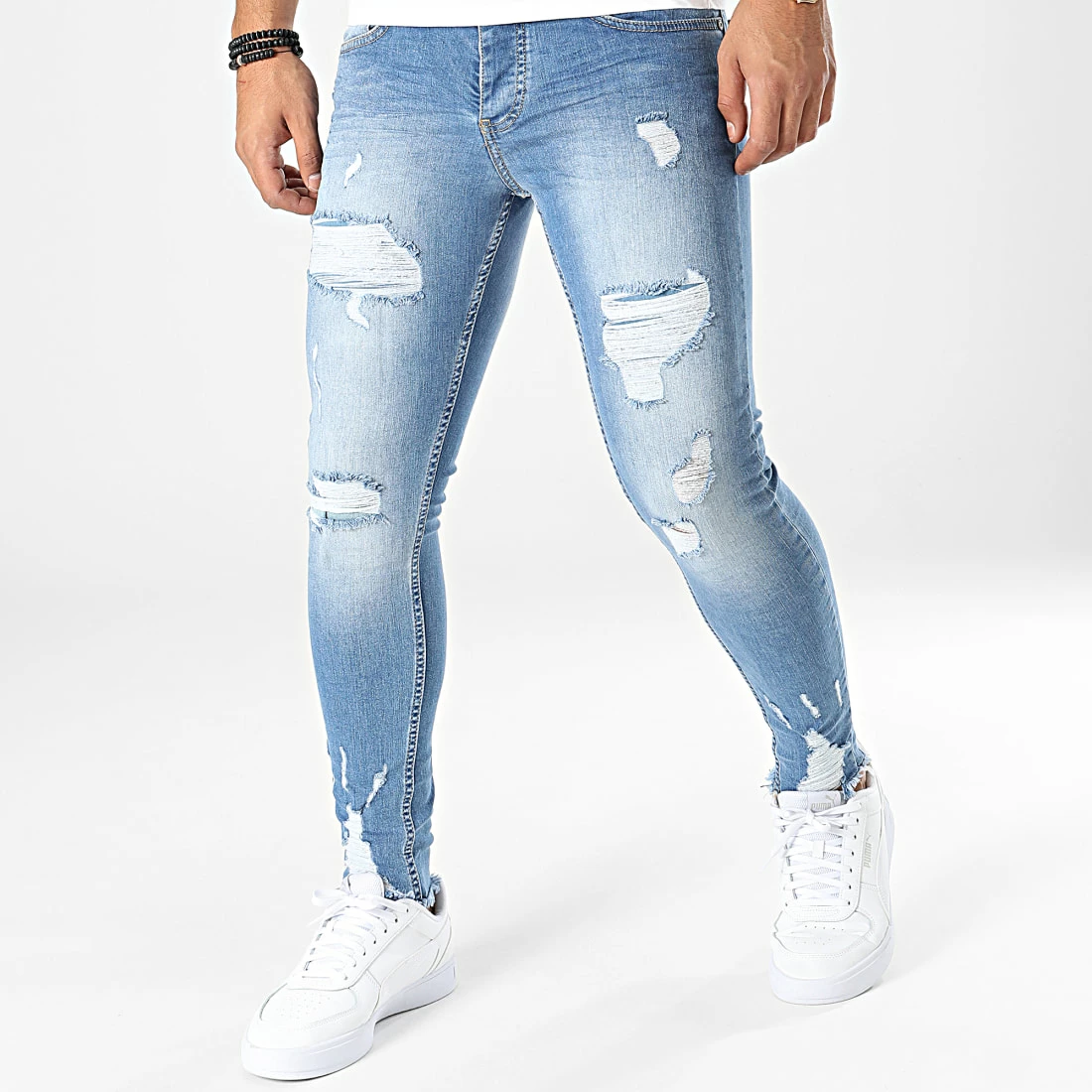 Bon marché ⭐ Jean Skinny DHZ-3870 Bleu Wash de Classic Series ✨ 3 Bon marché ⭐ Jean Skinny DHZ-3870 Bleu Wash de Classic Series ✨