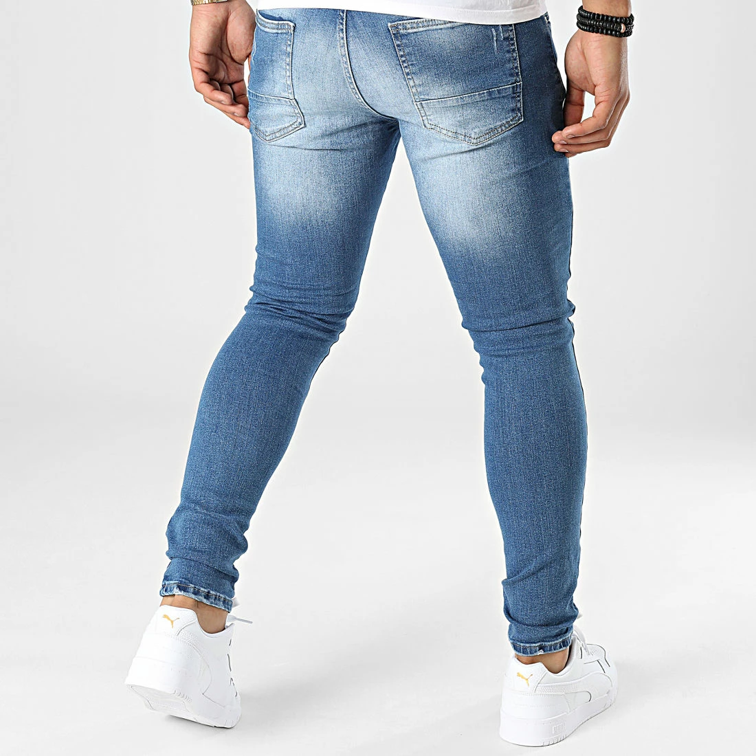 Meilleure vente 💯 Jean Skinny DHZ-3623 Bleu Wash de Classic Series 🎁 6 Meilleure vente 💯 Jean Skinny DHZ-3623 Bleu Wash de Classic Series 🎁 – Image 4