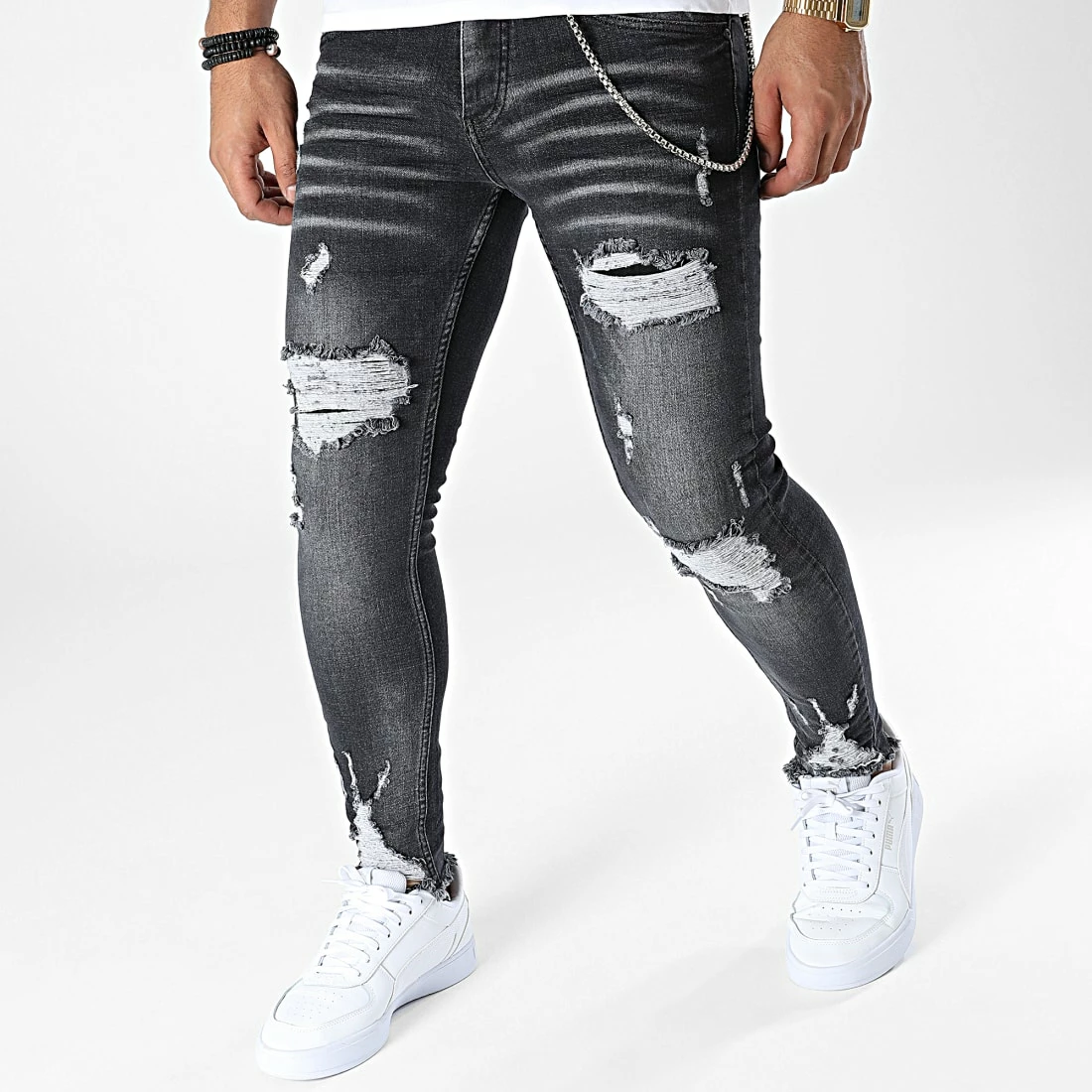 Le moins cher ❤️ Jean Skinny DHZ-3845 Noir de Classic Series 🔥 3 Le moins cher ❤️ Jean Skinny DHZ-3845 Noir de Classic Series 🔥