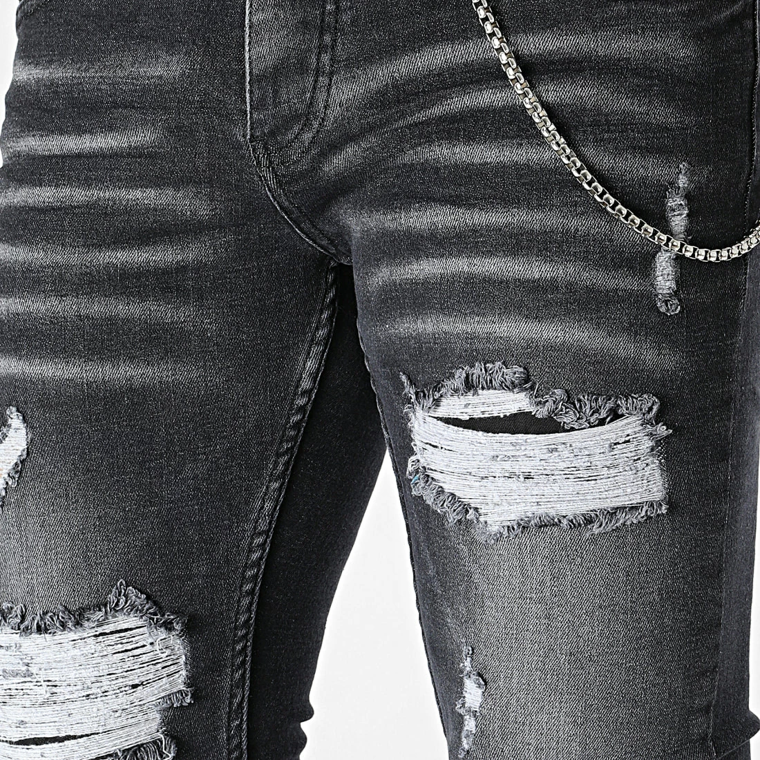 Le moins cher ❤️ Jean Skinny DHZ-3845 Noir de Classic Series 🔥 4 Le moins cher ❤️ Jean Skinny DHZ-3845 Noir de Classic Series 🔥 – Image 2