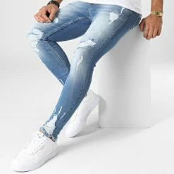 Acheter 🤩 Jean Skinny DHZ-3854 Bleu Wash de Classic Series 🎉 -Classic Series Soldes classic series 336500 DHZ 3854 OMAVI 20220912T161527 03