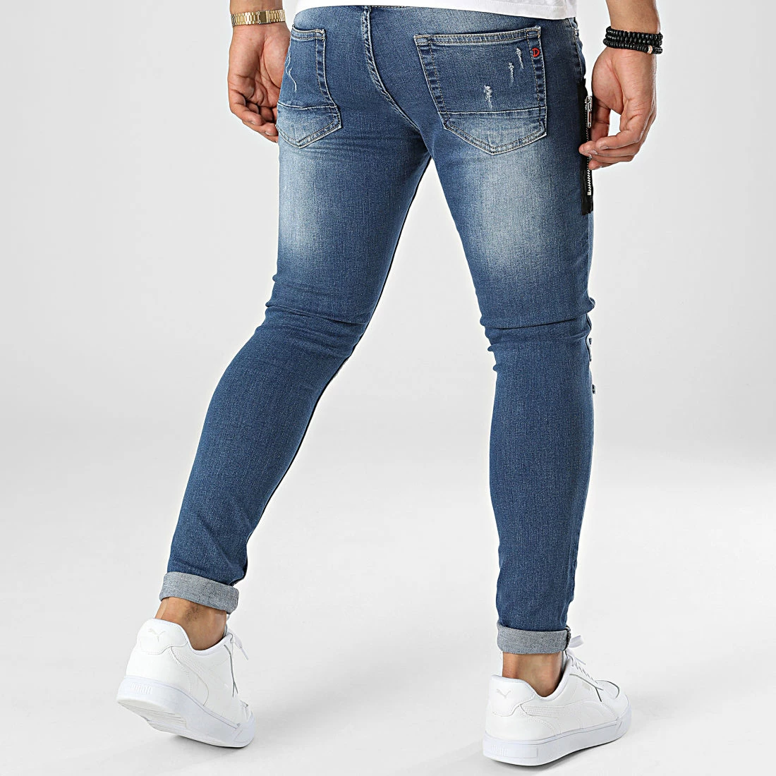Nouveau 👍 Jean Skinny 3900 Bleu Denim de Classic Series 🌟 6 Nouveau 👍 Jean Skinny 3900 Bleu Denim de Classic Series 🌟 – Image 4