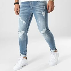 Coupon 🧨 Jean Skinny 3817 Bleu Denim de Classic Series 👍