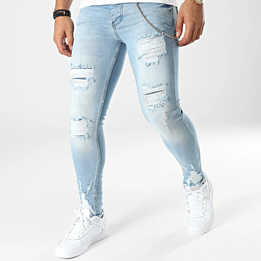 Sortie 💯 Jean Skinny DHZ-3845 Bleu Wash de Classic Series 🎉 3 Sortie 💯 Jean Skinny DHZ-3845 Bleu Wash de Classic Series 🎉