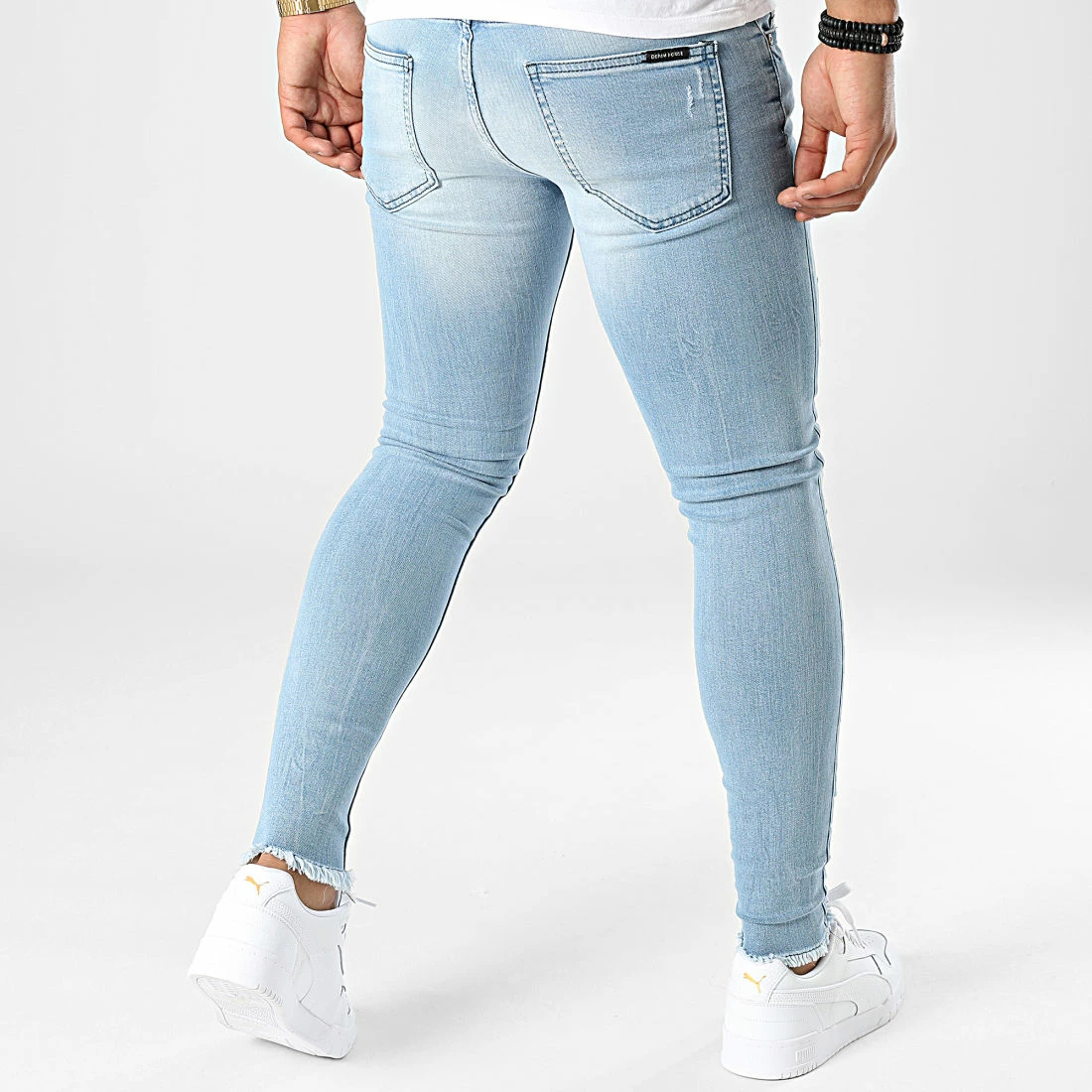 Sortie 💯 Jean Skinny DHZ-3845 Bleu Wash de Classic Series 🎉 6 Sortie 💯 Jean Skinny DHZ-3845 Bleu Wash de Classic Series 🎉 – Image 4