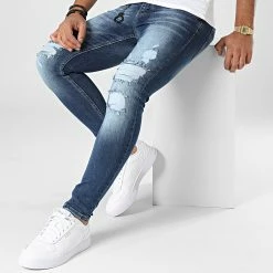 Nouveau ❤️ Jean Skinny DHZ-3827 Bleu Denim de Classic Series 🎉 -Classic Series Soldes classic series 336523 DHZ 3827 KMAVI 20220912T160715 03