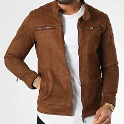 Meilleure vente 🎁 Veste Biker Suédine 506 Marron de Classic Series 👏 8 Meilleure vente 🎁 Veste Biker Suédine 506 Marron de Classic Series 👏 -Classic Series Soldes classic series 336574 506 KAHVE 20220915T144644 03