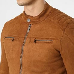 Vente flash 💯 Veste Biker Suédine 506 Camel de Classic Series 😍 7 Vente flash 💯 Veste Biker Suédine 506 Camel de Classic Series 😍 -Classic Series Soldes classic series 336575 506 TABA 20220912T155712 02