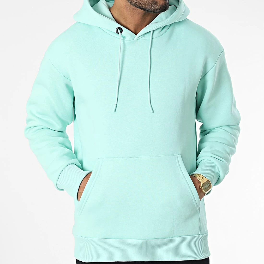 Bon marché 💯 Sweat Capuche GK-1097 Vert Menthe de Classic Series 🤩 3 Bon marché 💯 Sweat Capuche GK-1097 Vert Menthe de Classic Series 🤩