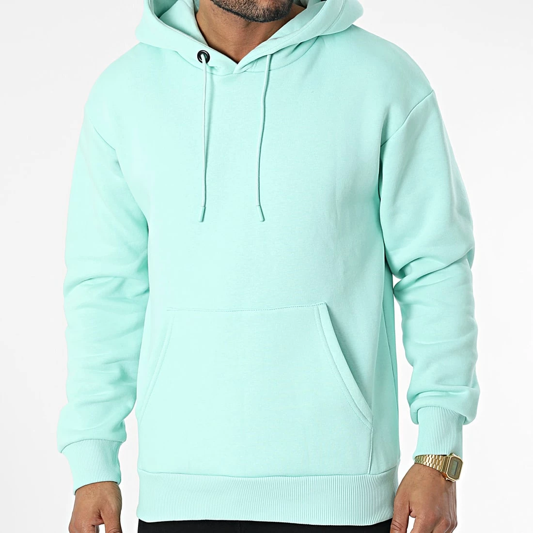 Bon marché 💯 Sweat Capuche GK-1097 Vert Menthe de Classic Series 🤩 5 Bon marché 💯 Sweat Capuche GK-1097 Vert Menthe de Classic Series 🤩 – Image 3