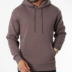 Le moins cher 🥰 Sweat Capuche GK-1097 Marron de Classic Series 🌟 -Classic Series Soldes classic series 336623 GK 1097 MURDUM 20220922T155928 03