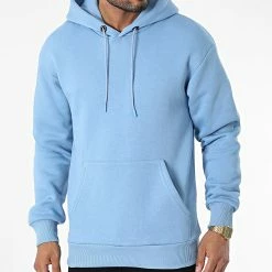 Tout neuf 🤩 Sweat Capuche GK-1097 Bleu Clair de Classic Series ⭐