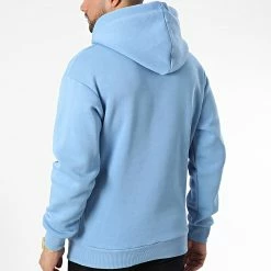 Tout neuf 🤩 Sweat Capuche GK-1097 Bleu Clair de Classic Series ⭐ -Classic Series Soldes classic series 336624 GK 1097 MAVI 20220922T152744 04