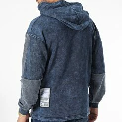 Promo ⌛ Sweat Capuche GK-1087 Bleu Marine de Classic Series 😉 -Classic Series Soldes classic series 336630 GK 1087 LACI 20220922T160211 04