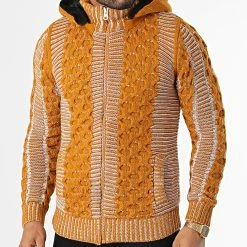Coupon 🎁 Gilet Capuche 3002 Camel de Classic Series 👍