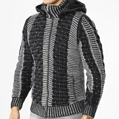 Acheter ⭐ Gilet Capuche 3002 Noir Blanc de Classic Series ✨