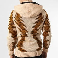 Top 10 🥰 Gilet Zippé Capuche 3003 Beige Camel de Classic Series 😉 -Classic Series Soldes classic series 336670 3003 BEIGE CAMEL 20220912T155643 04