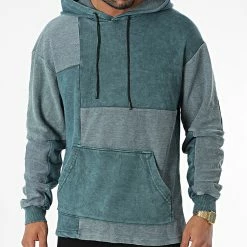 De gros ❤️ Sweat Capuche GK-1087 Vert de Classic Series 🥰