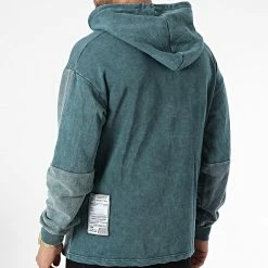 De gros ❤️ Sweat Capuche GK-1087 Vert de Classic Series 🥰 -Classic Series Soldes classic series 336681 GK 1087 HAKI 20220922T153018 04